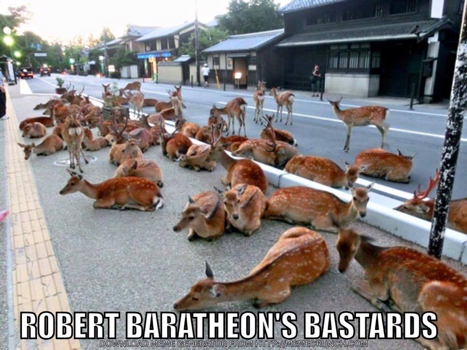 Los bastardos de Robert Baratheon