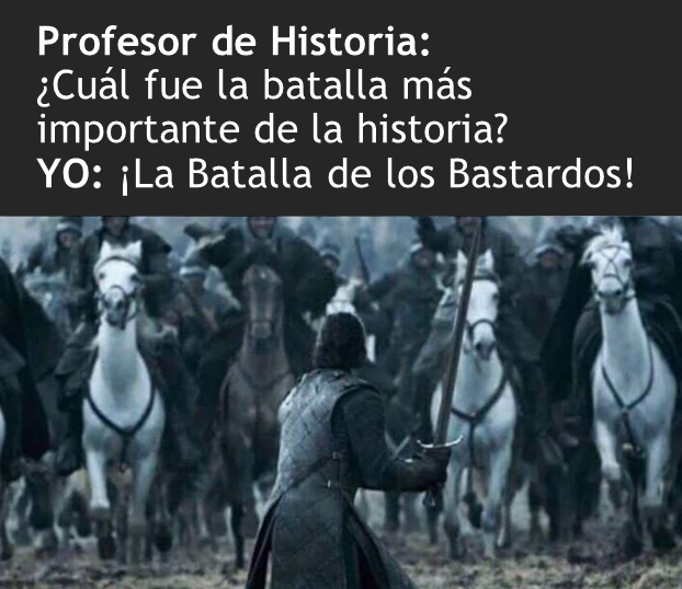 Si me preguntan cuál es la batalla más épica de la historia