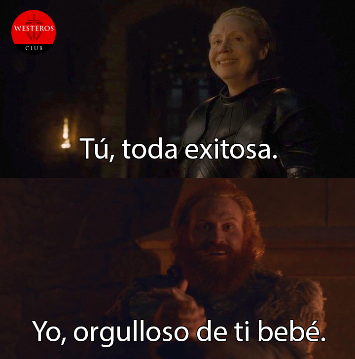 Tormund orgulloso de Brienne