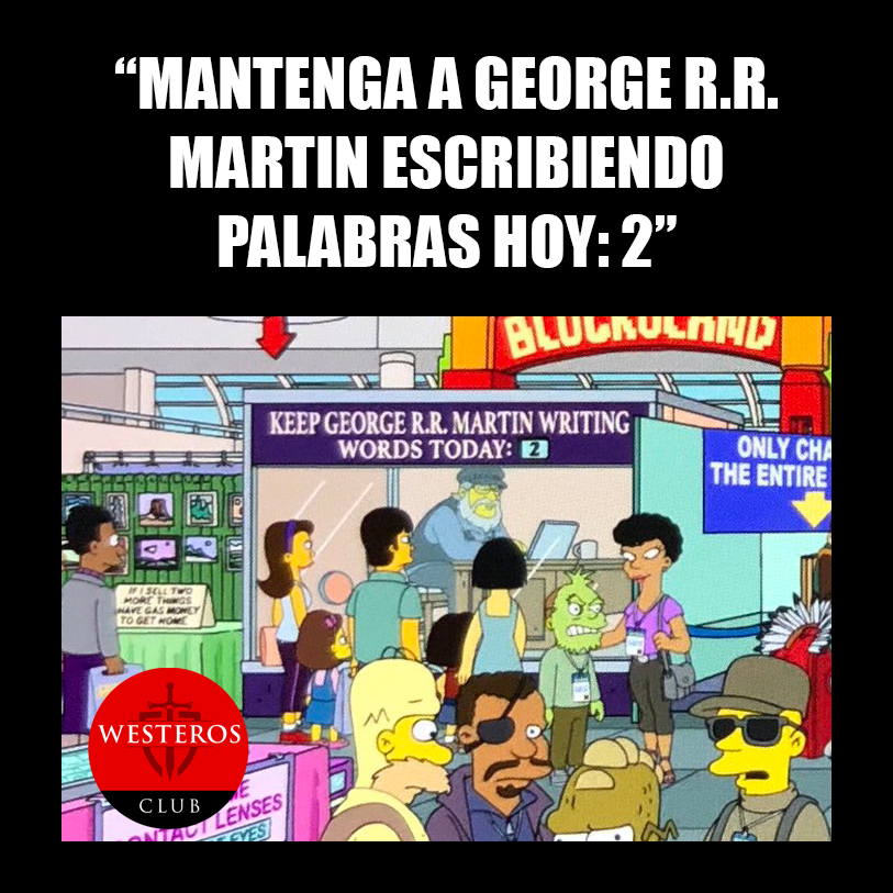 George RR Martin en Los Simpson