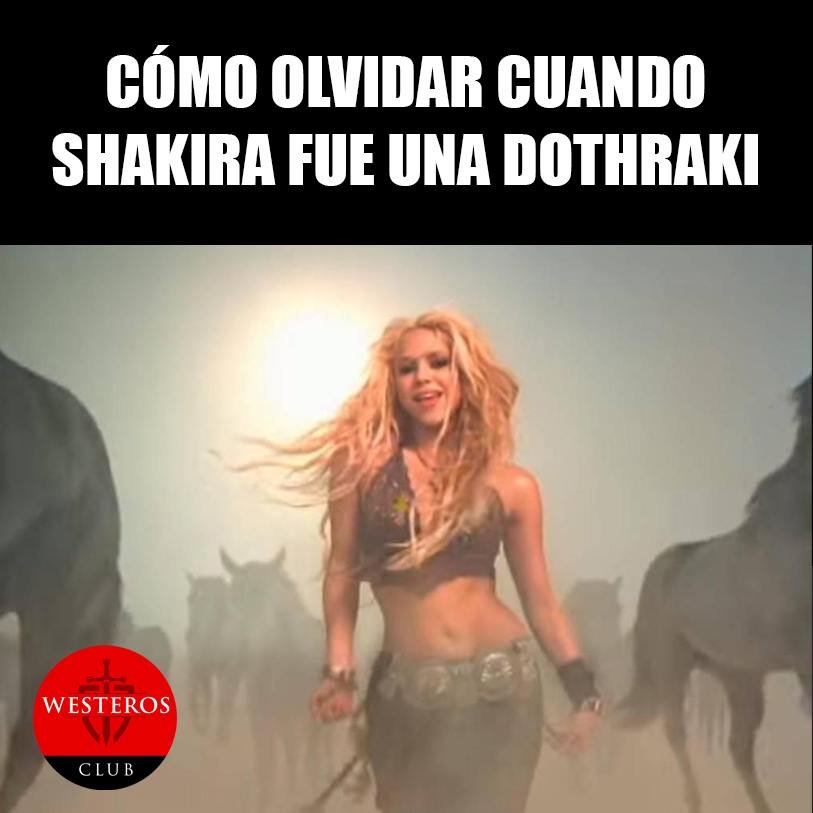 Shakira como Dothraki