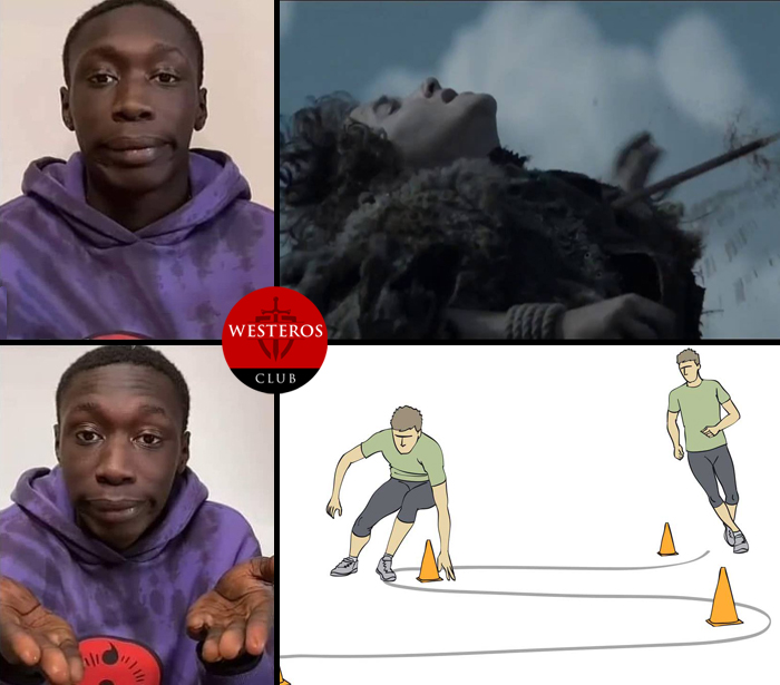 Rickon debió zigzaguear