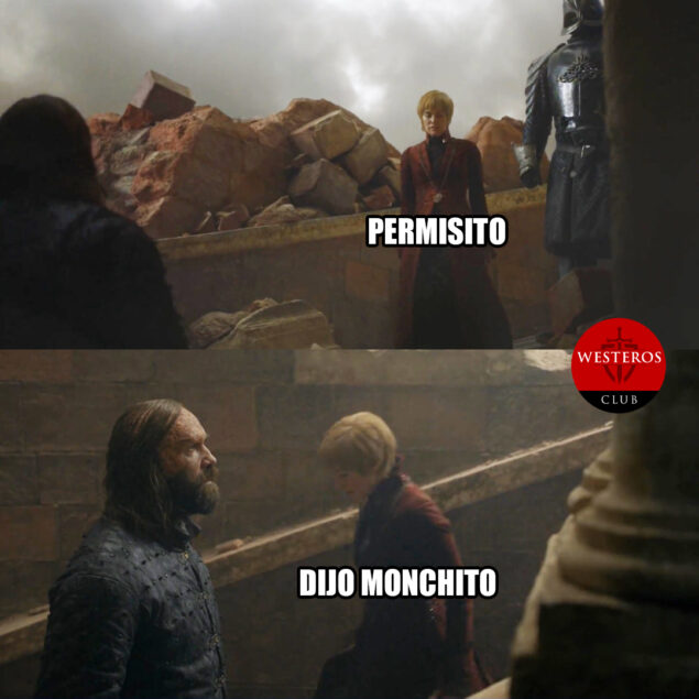 Cersei Lannister pidiendo permiso 