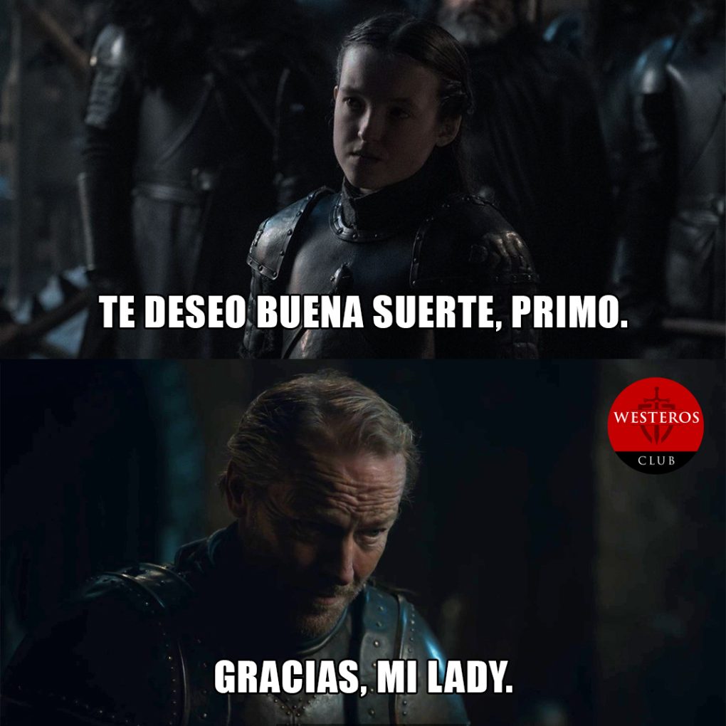 Despedida entre primos Mormont