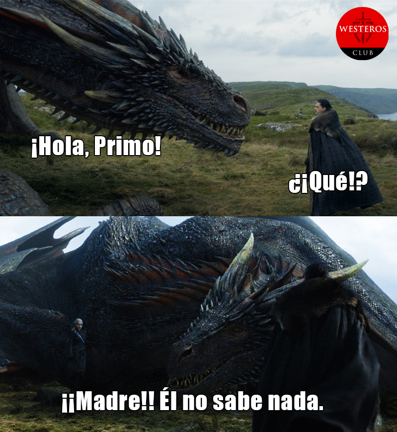 Drogon conoce a su primo