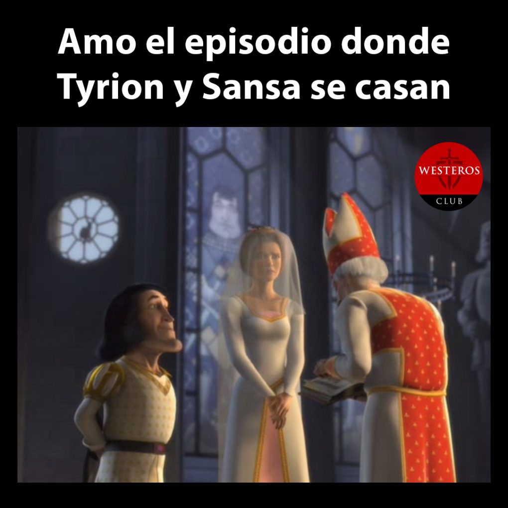 Tyrion y Sansa en Shrek