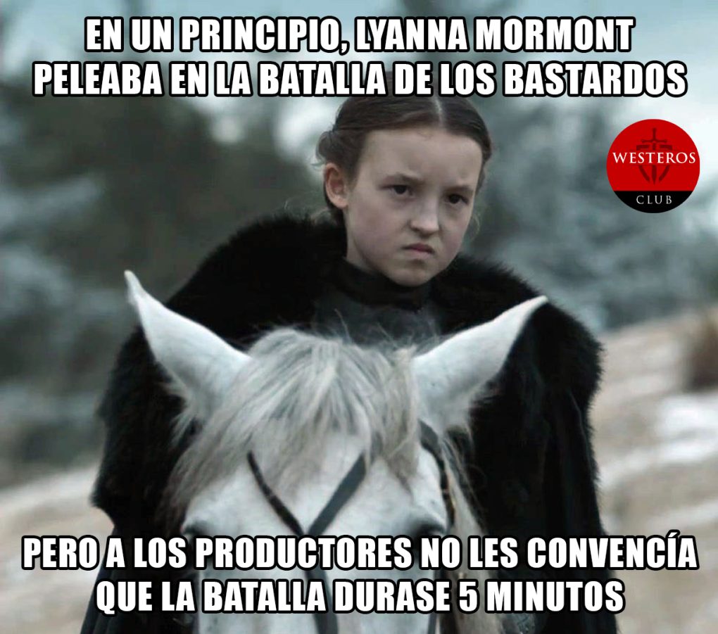 Lady Mormont gana sola la Batalla de Bastardos