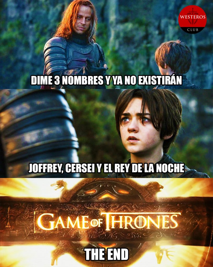 Arya termina con Game of Thrones