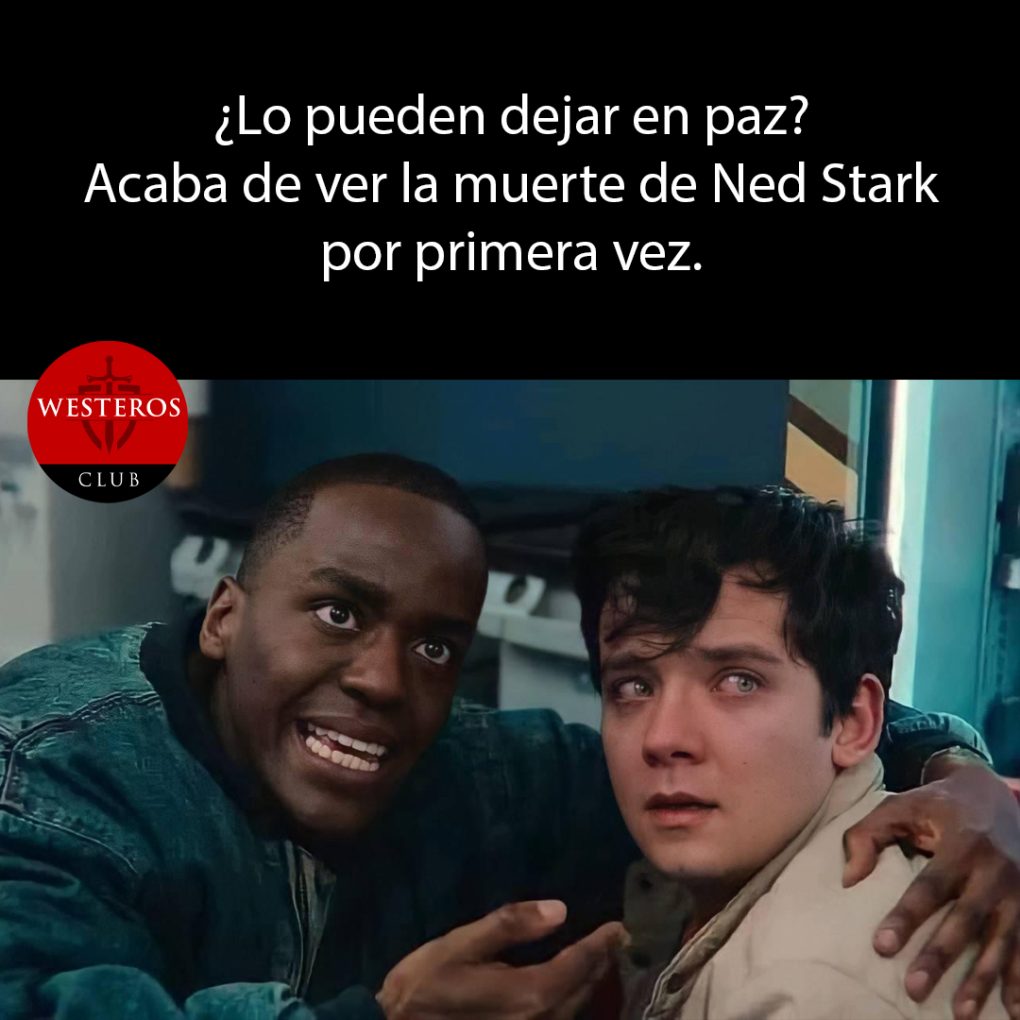 Otro fan triste por la muerte de Ned