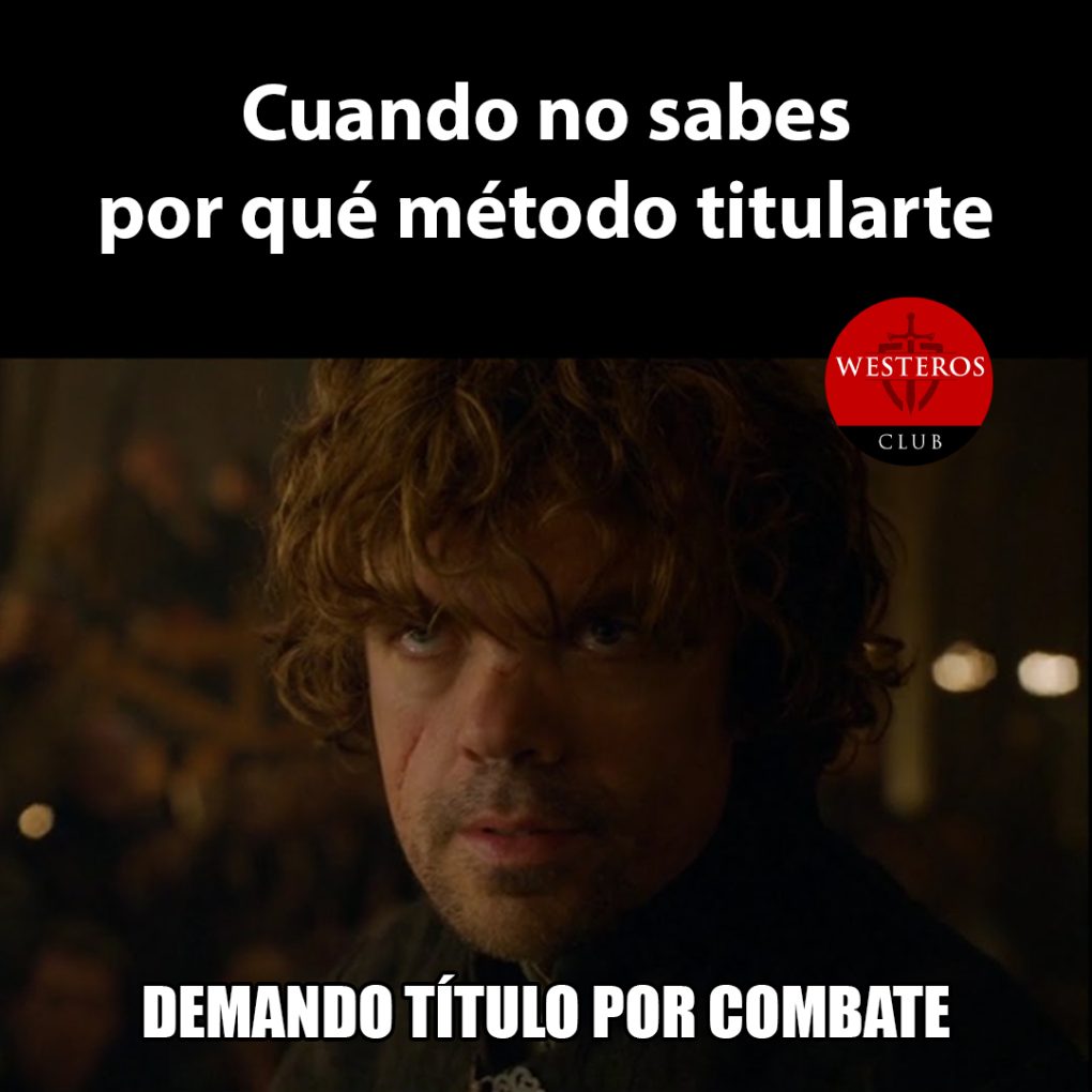 Demando título por combate