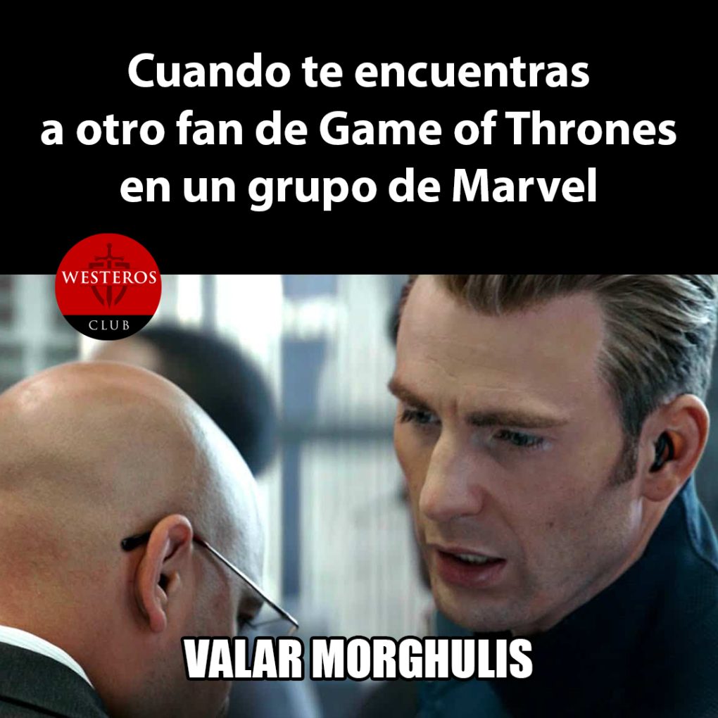 Otro fan de Juego de Tronos en un grupo de Marvel