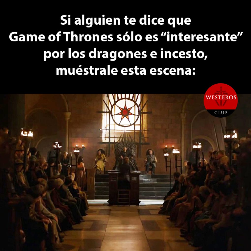 Muestra la escena del juicio de Tyrion para que se enganchen con Juego de Tronos