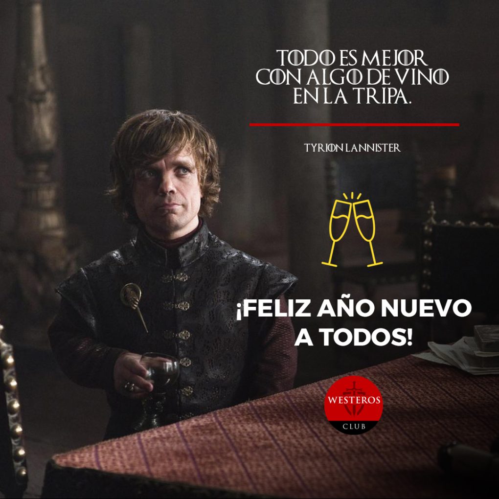 Feliz Año Nuevo de Juego de Tronos