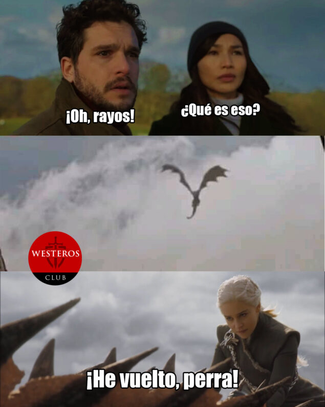 Daenerys buscando venganza contra Jon 