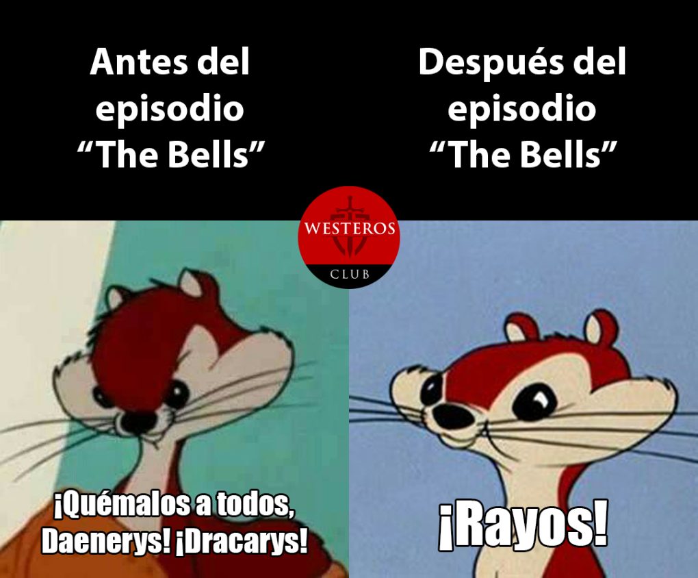 Antes y después del incendio de King’s Landing