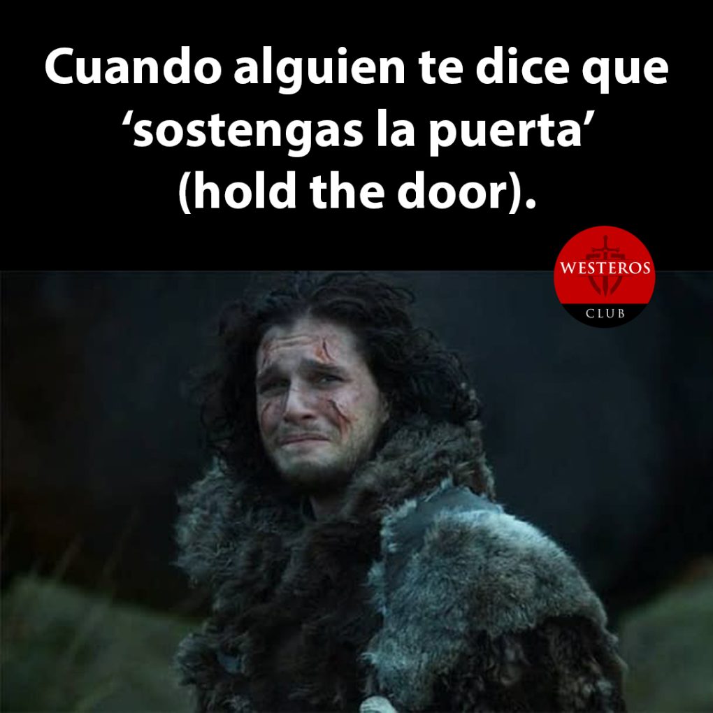 Cuando recuerdas a Hodor