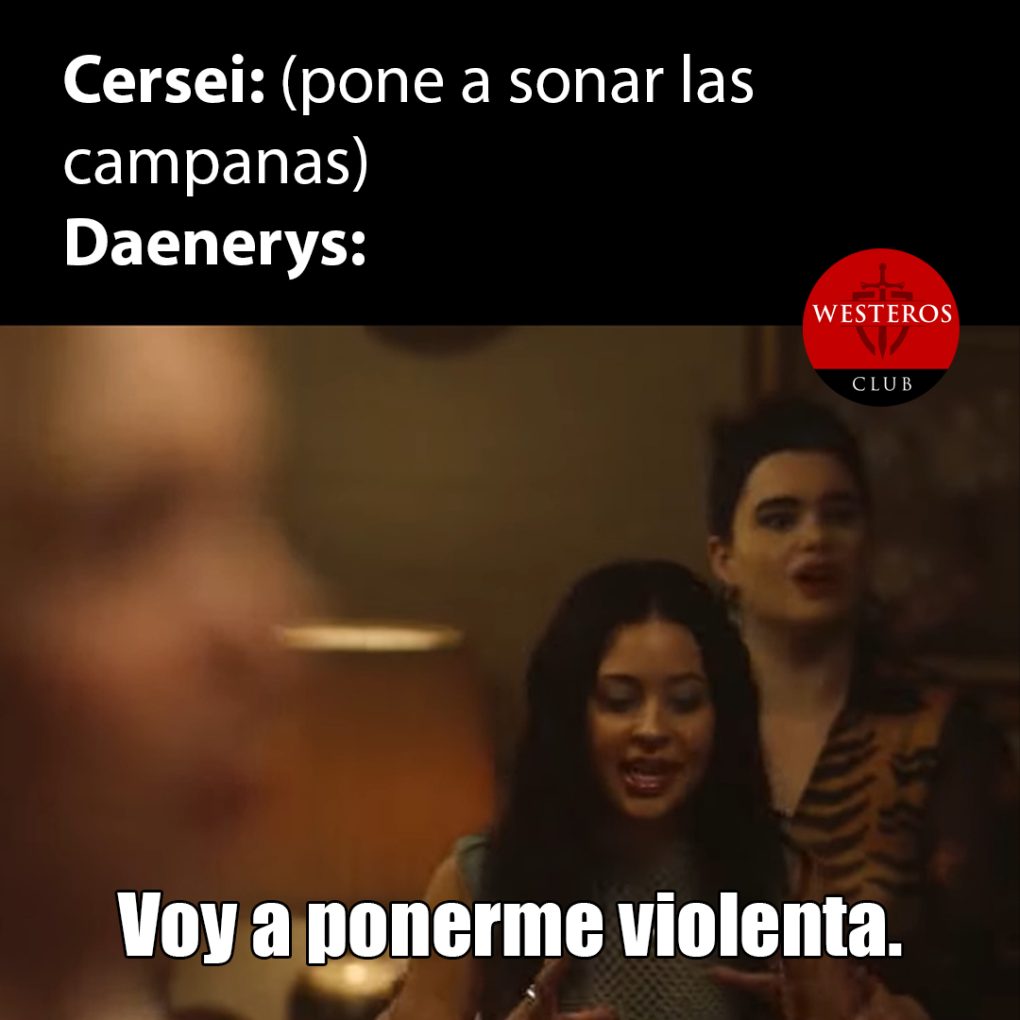 Daenerys reaccionando como Maddy de Euphoria