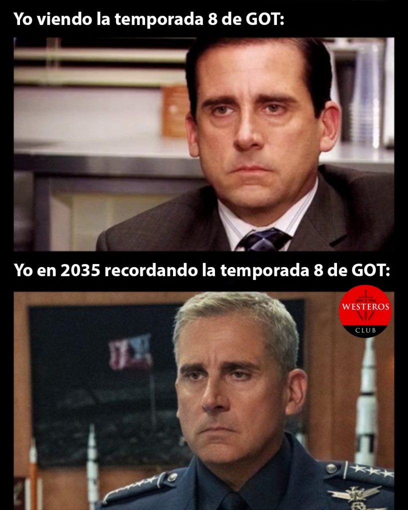 Misma reacción a la temporada final de GOT con el paso de los años