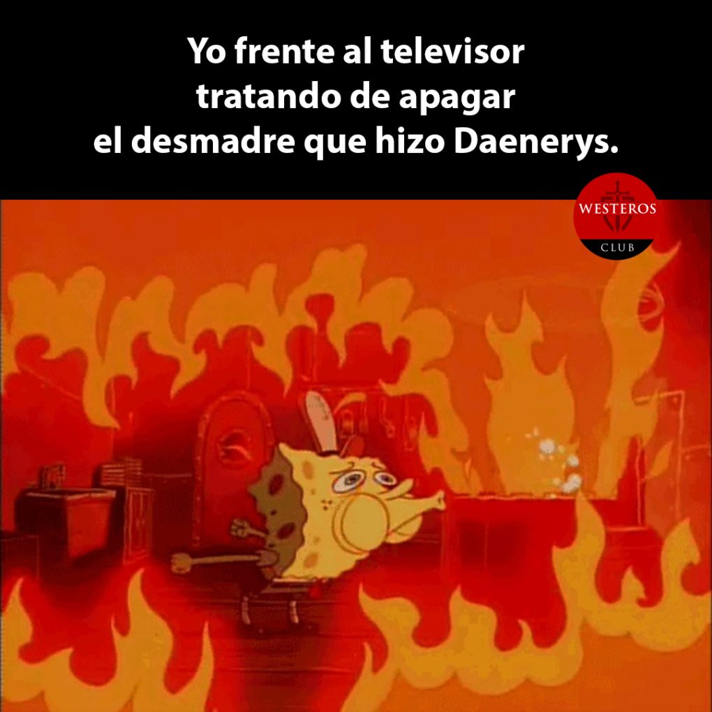 Tratando de apagar el incendio de Daenerys