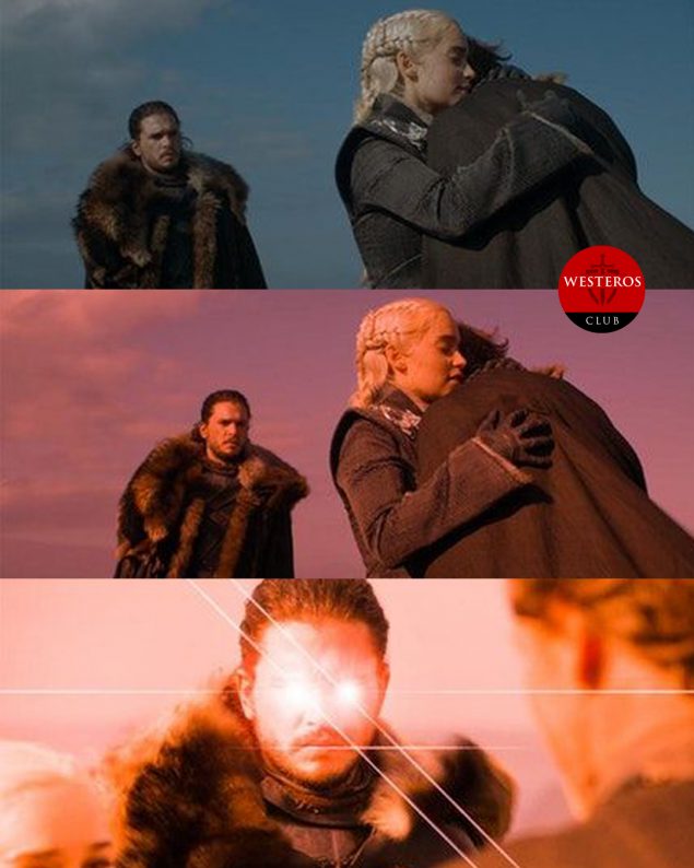 Jon Snow celoso de Daenerys Targaryen y Jorah Mormont 