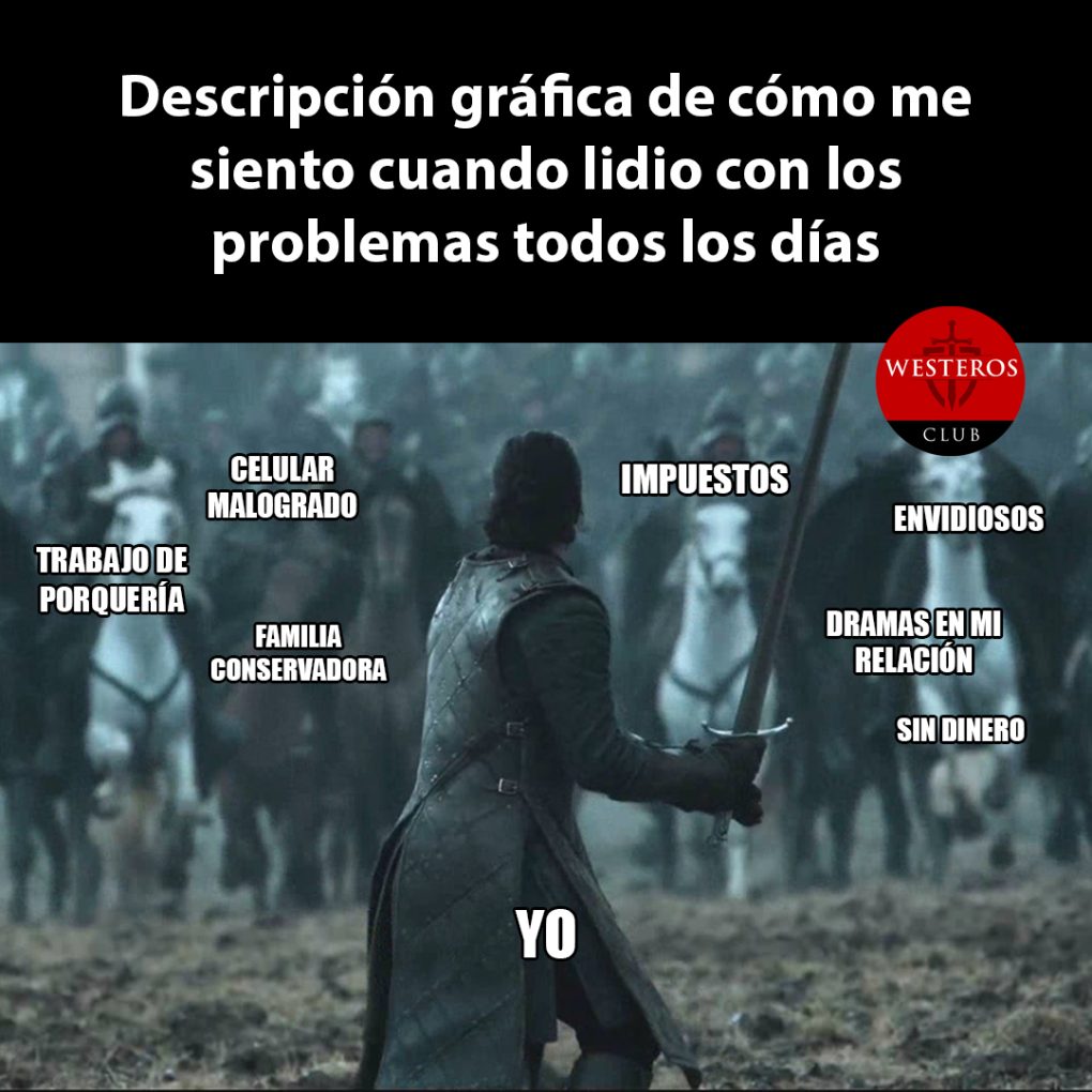 Descripción gráfica de uno contra sus problemas
