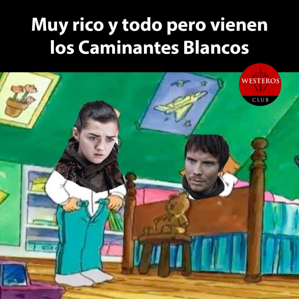 Arya abandona a Gendry en la cama