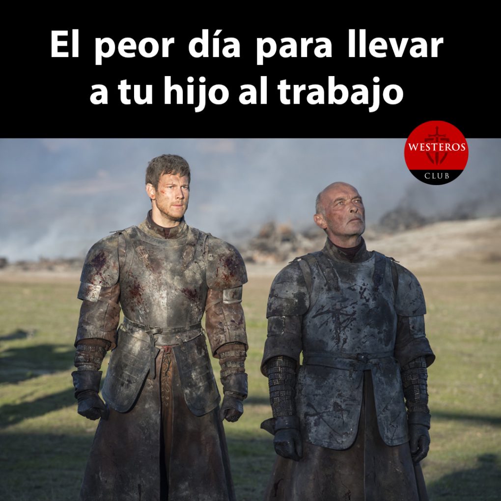 Padre e hijo Tarly en el trabajo