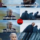 Daenerys queriendo que Jon Snow la vea
