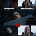 Jon descubre la lista de deseos de Daenerys