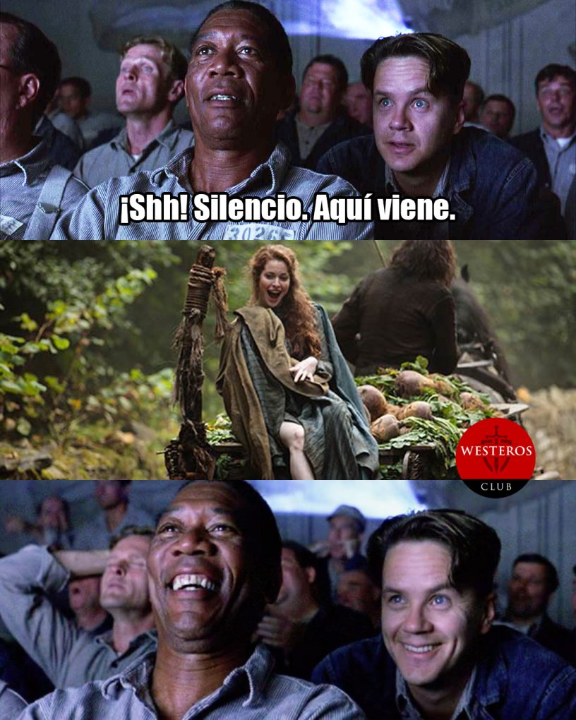 Esperando la escena de Ros en GOT