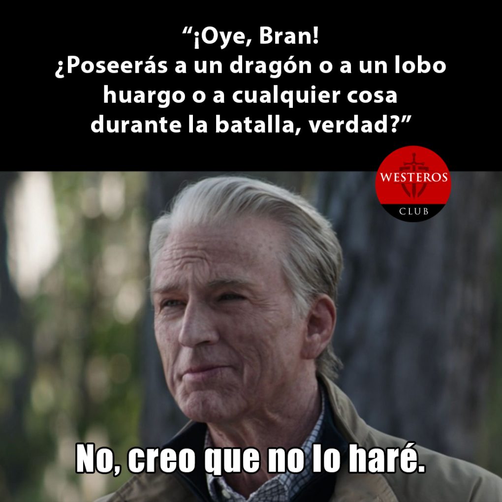 Bran diciendo que no hará nada en la Batalla de Winterfell