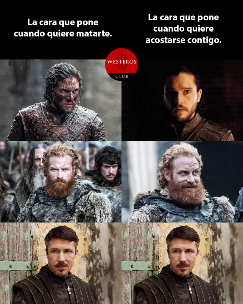 La misma mirada de Baelish pero con diferentes intenciones