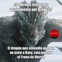 Drogon comprendió que el Trono de Hierro mató a Daenerys