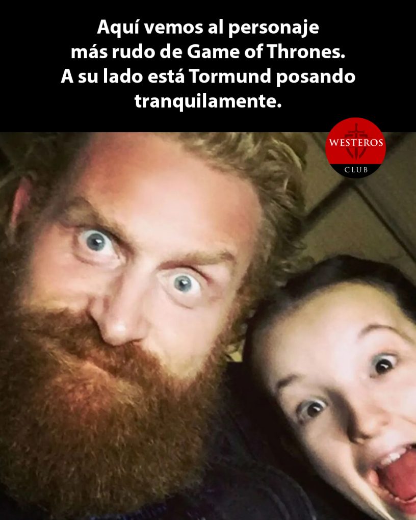 El personaje más rudo y Tormund