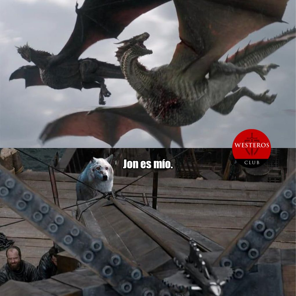 Ghost celoso de Rhaegal