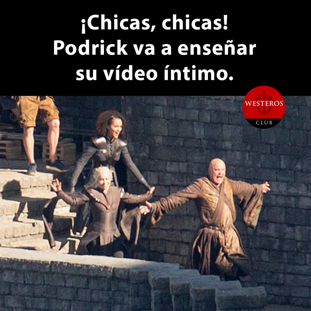 El vídeo íntimo de Podrick sale a la luz