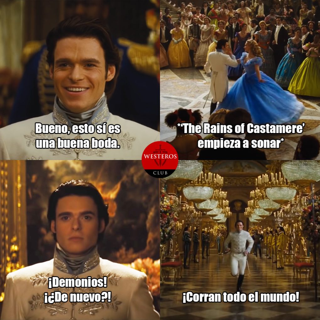 Robb no puede disfrutar ninguna boda