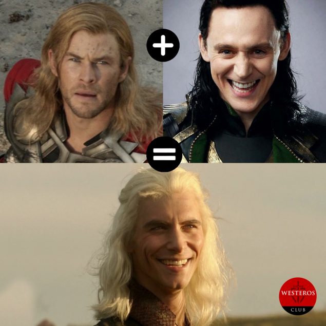 Thor más Loki es igual a Viserys Targaryen 