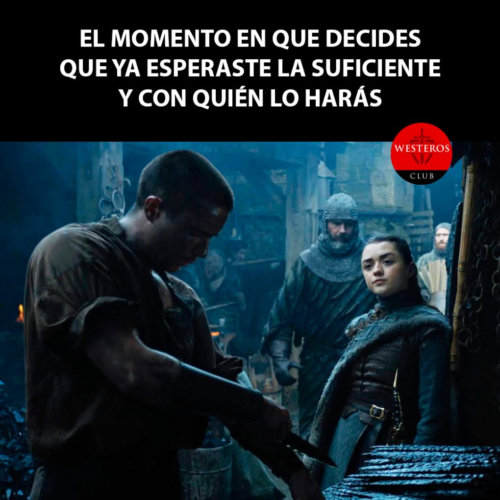 El momento en que Arya decide involucrarse con Gendry