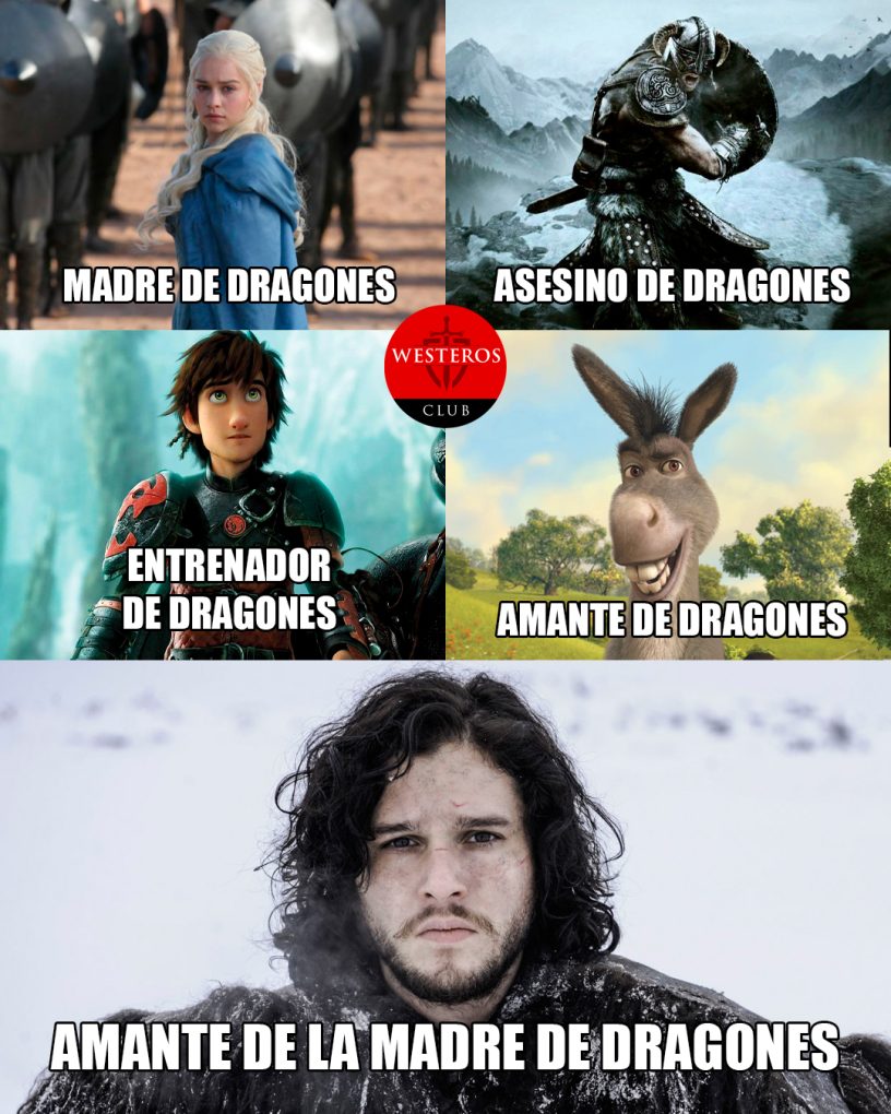 Títulos de dragones en el mundo de Westeros