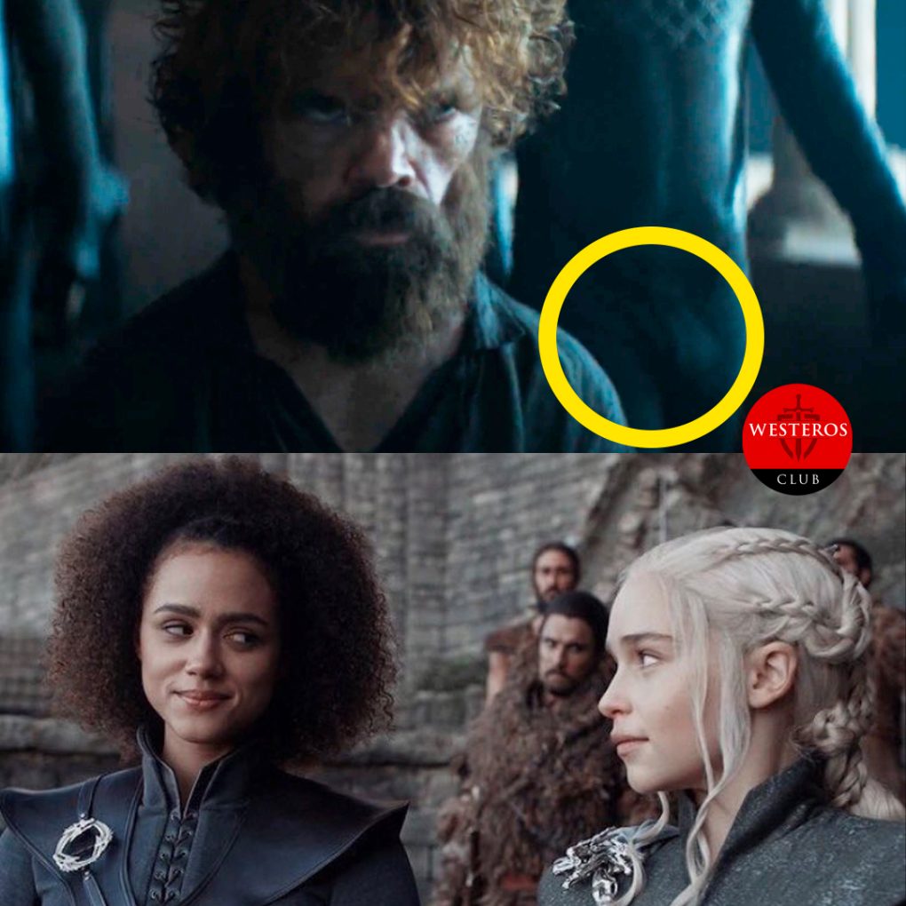 Missandei y Daenerys viendo su parte íntima de Greyworm