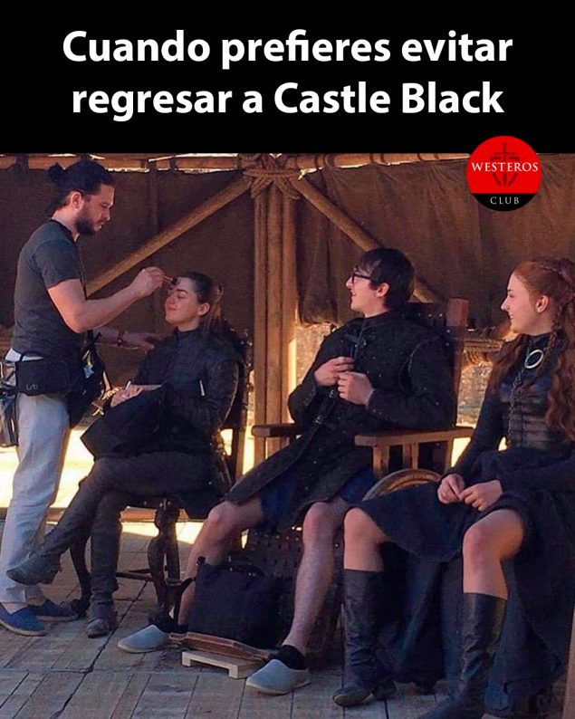 Jon evitando volver a Castle Black 