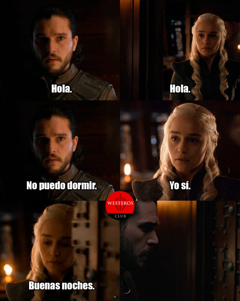 Daenerys Targaryen deja plantado a Jon Snow