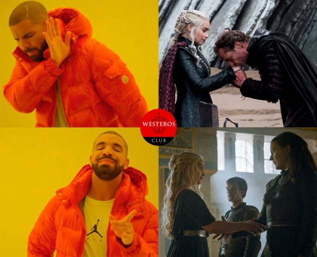 Cuando el fandom prefiere que Daenerys esté con Yara que con Jorah 