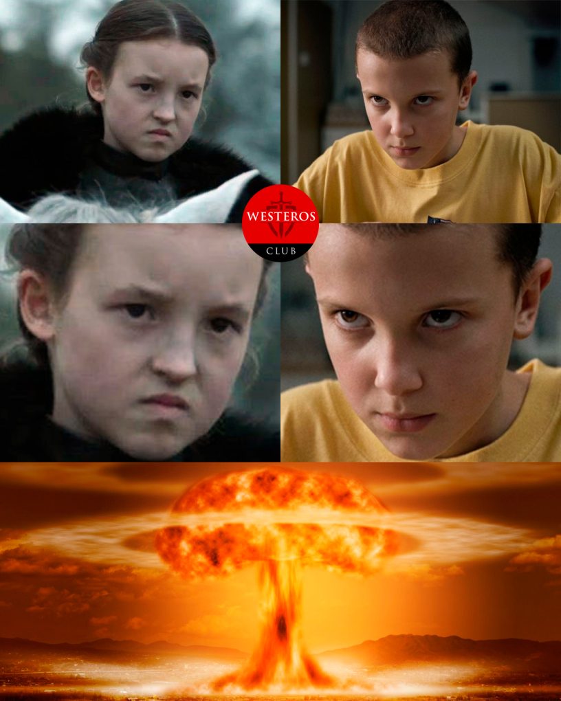 Lyanna Mormont y Eleven cruzan miradas