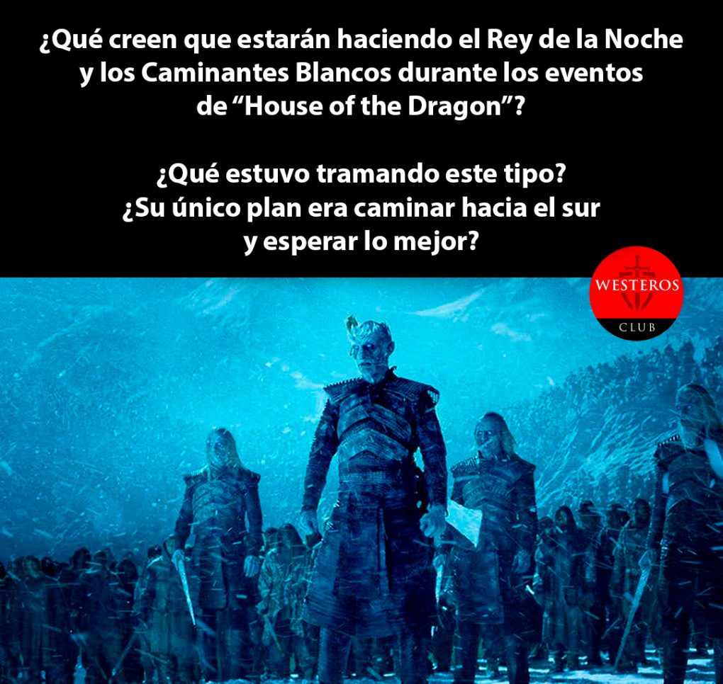 ¿Qué estarán haciendo los caminantes blancos durante «House of the Dragon»?