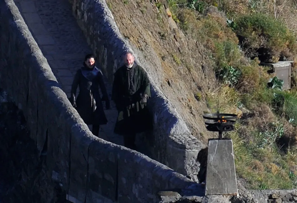 imágenes de Kit Harington en el rodaje de la Séptima temporada