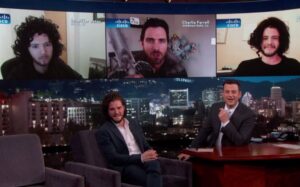 Kit Harington conoce a los imitadores de Jon Snow