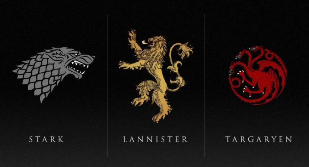 Del Sur Alinear bloquear Los 10 mejores emblemas de casas en Game of Thrones